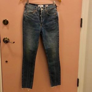 NWT- Redone High Rise Jeans